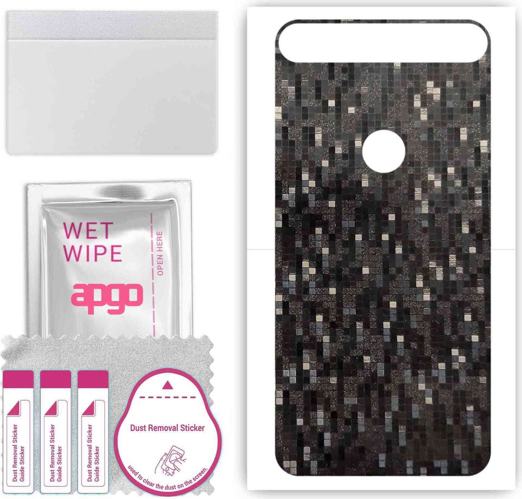 apgo Rückseite Schutzfolie, Skin, kompatibel mit Huawei Nexus 6P, Hinten Displayschutzfolie aus Vinylfolie, kratzfest, einfache Montage - Carbon B...