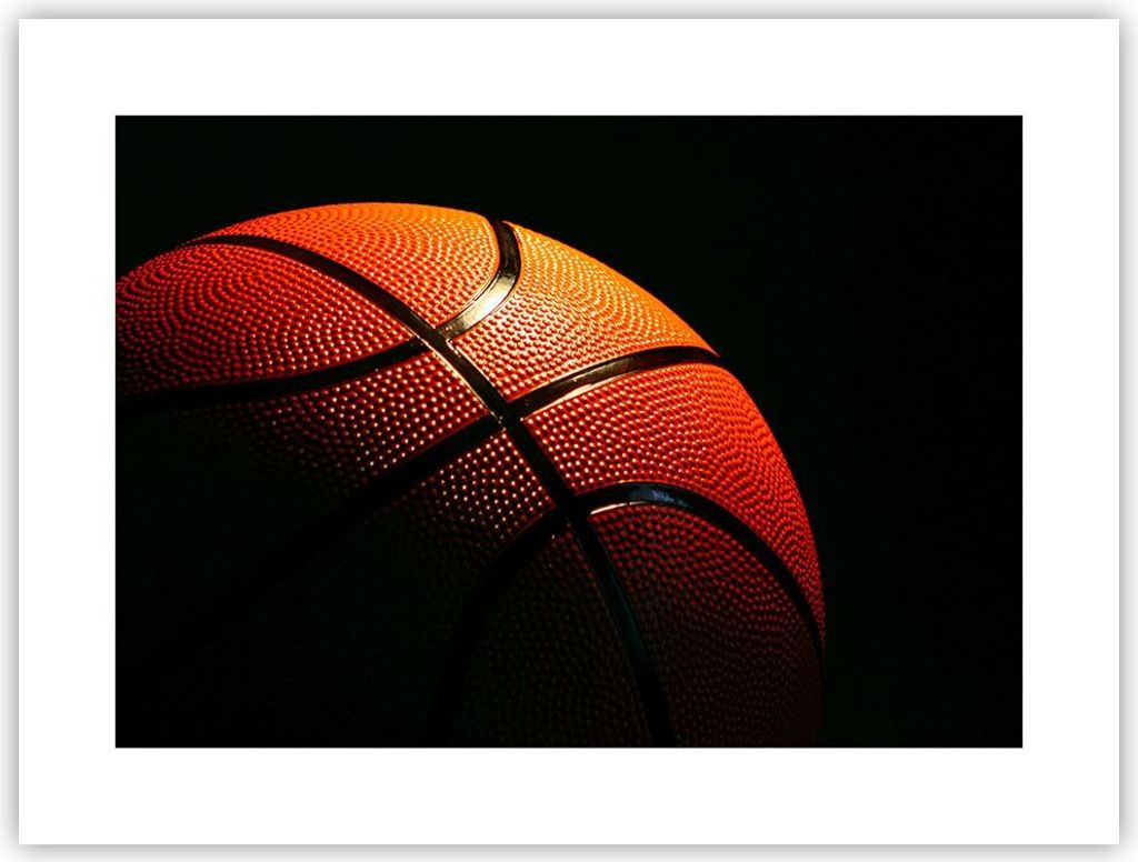 Poster - Poster ohne Rahmen - Basketball Spiel Sport - 40x30 cm - Wand Bild - Wanddeko - Wandbilder - Kunstposter - Wandposter - Bilder - Kunstdruc...