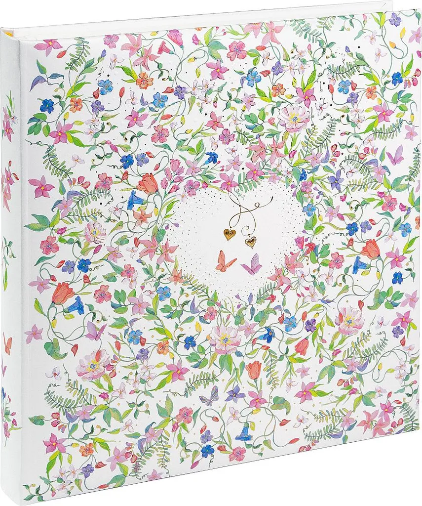 Album Fotografico Goldbuch Charming Heart 30x31cm 60 Pagine Oro