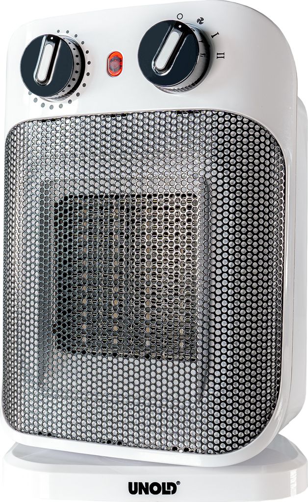 Unold Keramik-Heizlüfter 86460 IP21 Überhitzungsschutz 1.800 Watt 2 Stufen Oszillation