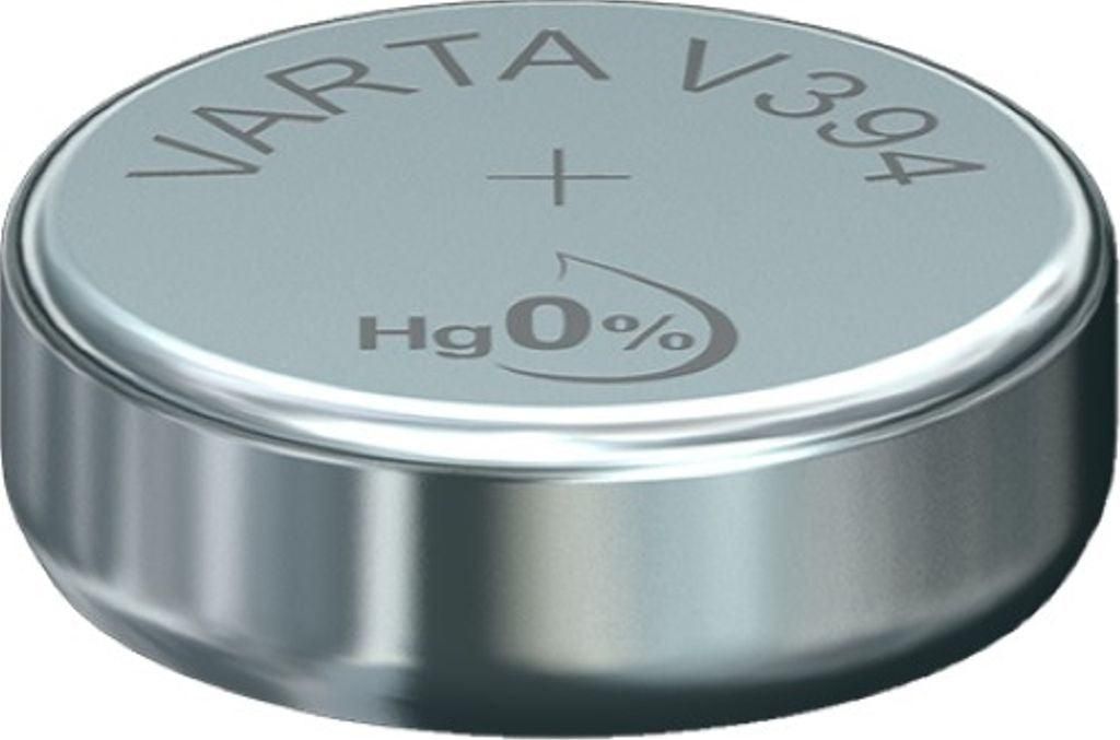 VARTA Silber-Oxid Uhrenzelle V394 (SR45) 1,55 Volt