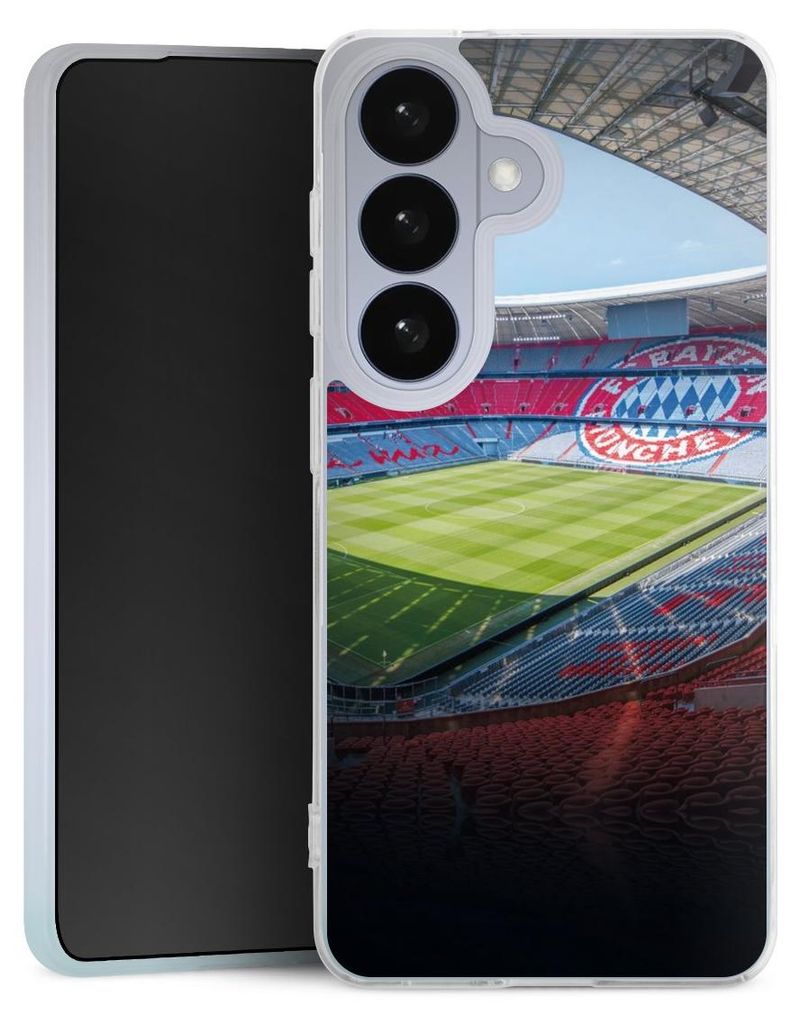 DeinDesign Slim Hülle für Samsung Galaxy S26 Silikon Case Ultra Dünn Handyhülle FC Bayern München FCB Stadion