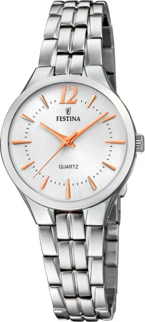 Montre Femme Analogique Festina Mademoiselle Trend Chic et Argentée