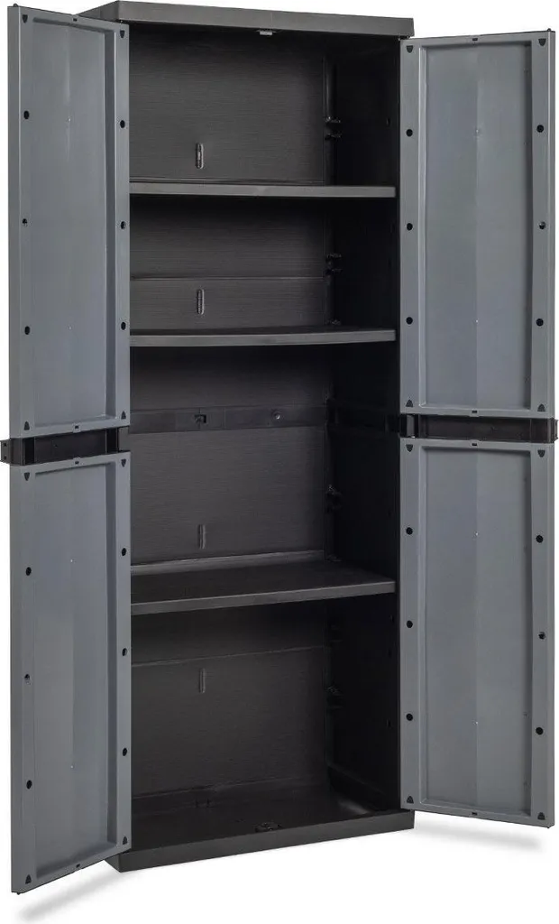 Armoire en résine robuste à 3 tablettes réglables série Mini Trend - 4