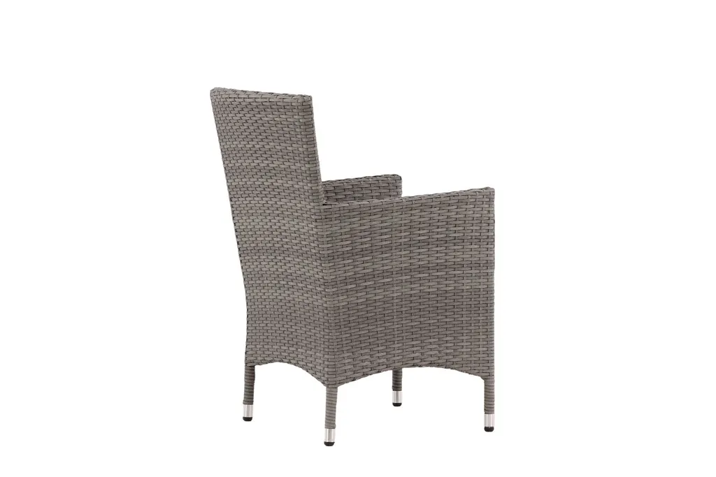 Chaise Empilable Malin Gris Anthracite avec Coussin Confort - Set - 2