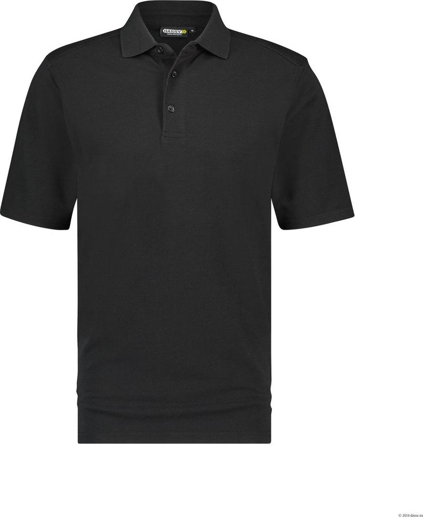 Dassy Poloshirt Hugo 710039 COPES56 Gr. 3XL schwarz Produktbild 