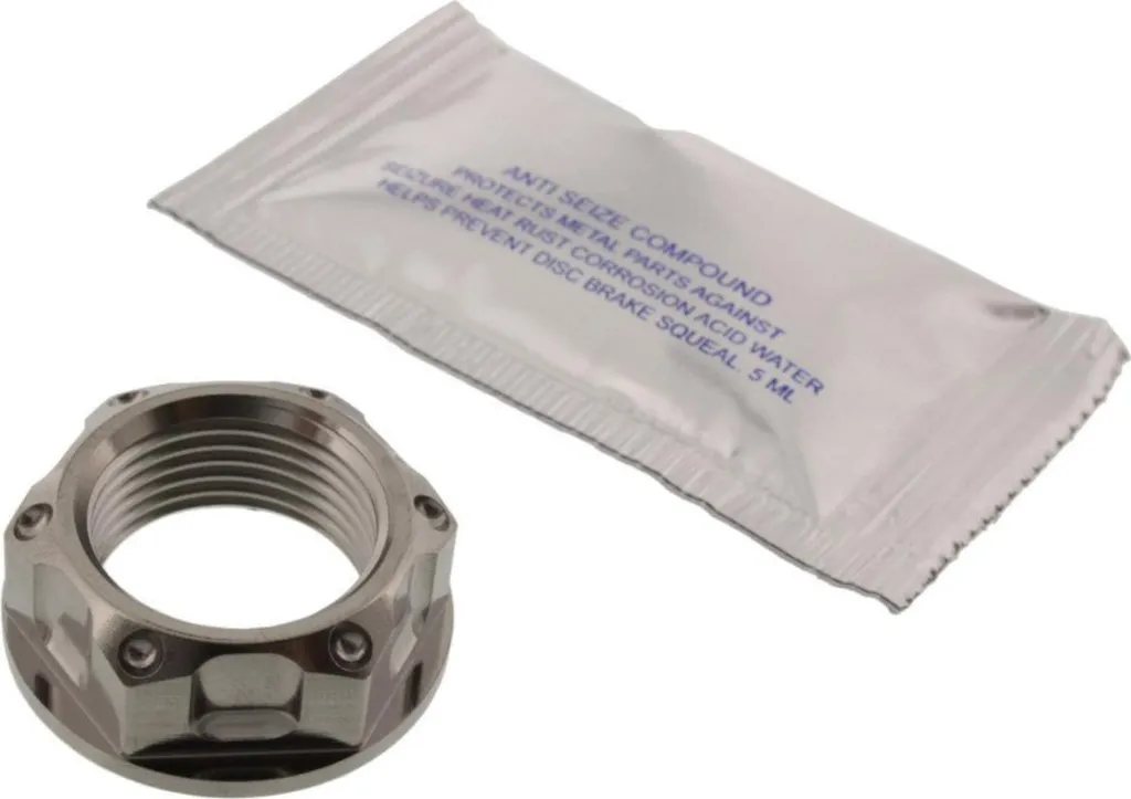 Écrou de Support M20 en Titane JMP pour Aprilia Tuono V4 et RSV4 R