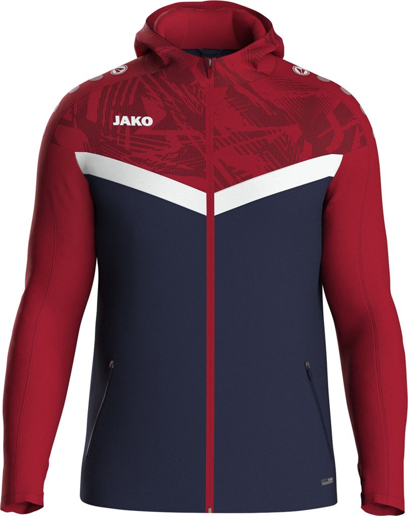 Jako Kapuzenjacke Iconic schwarz/soft yellow schwarz/soft yellow L