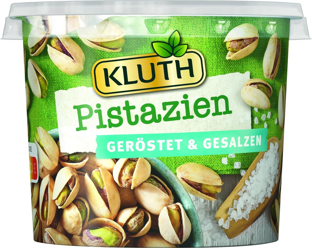 Kluth Pistazien geroestet und gesalzen knackig und voll im Geschmack