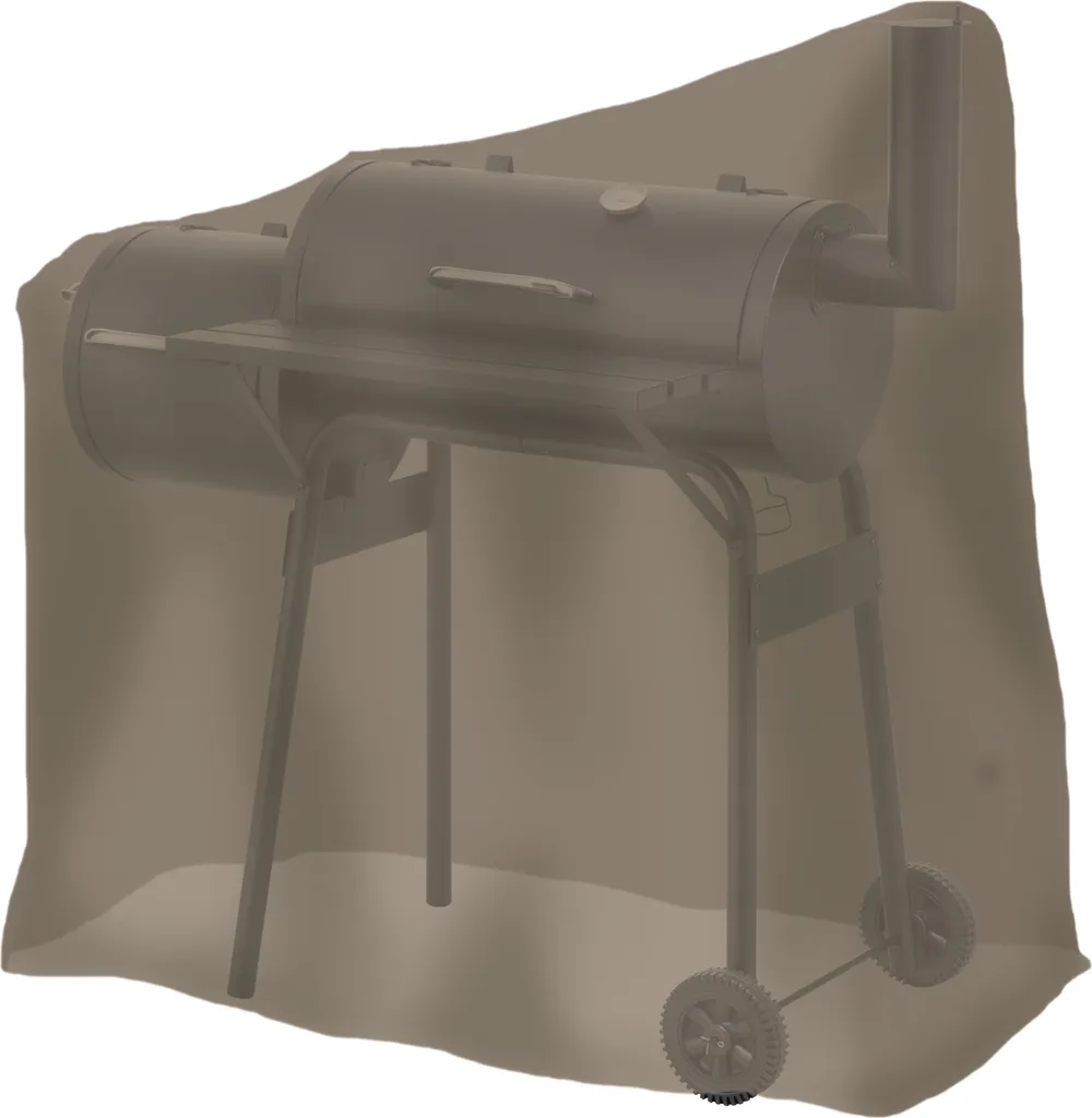 Housse de Protection pour Petit Fumoir Taupe en Tissu Renforcé Résistant