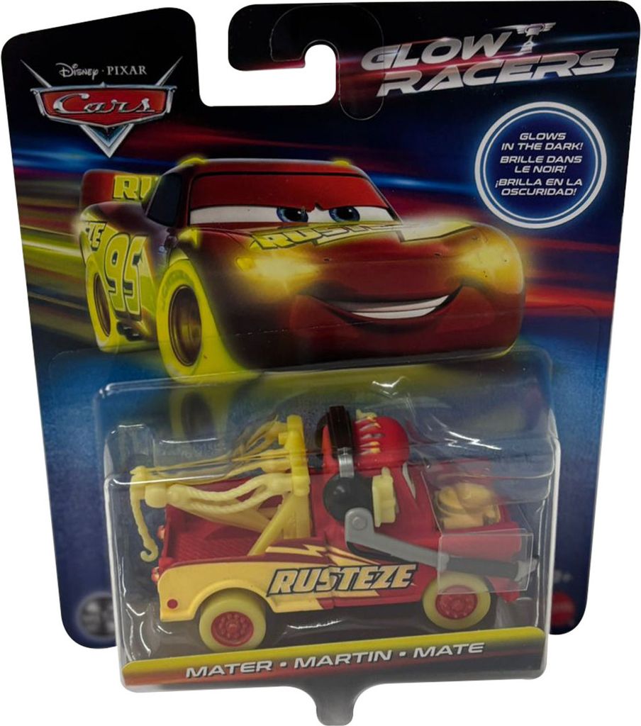 Disney Martin Cars Glow Racers Die Cast veicolo si illumina Immagine del prodotto 