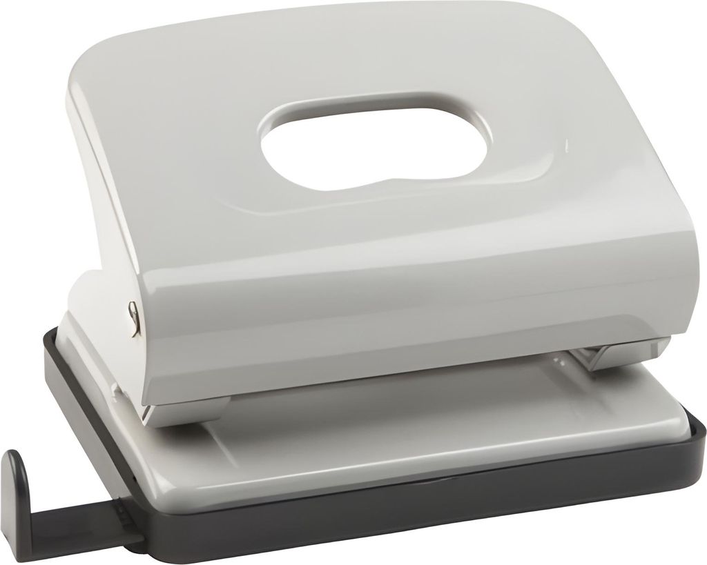 Idena Locher Metall bis 16 Blatt grau Kartonetui Produktbild 