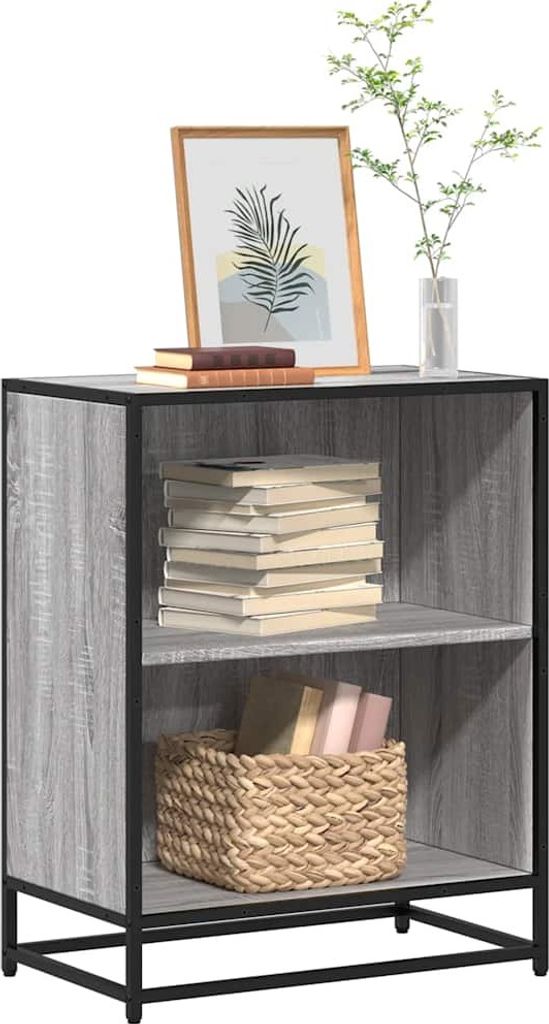Maison Exclusive - Bücherregal Grau Sonoma 60x35x76 cm Holzwerkstoff