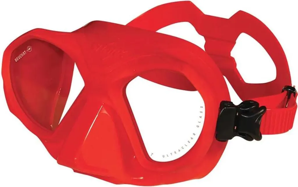 Beuchat Shark Masque de pêche sous-marine Rouge - Taille Unique Adulte