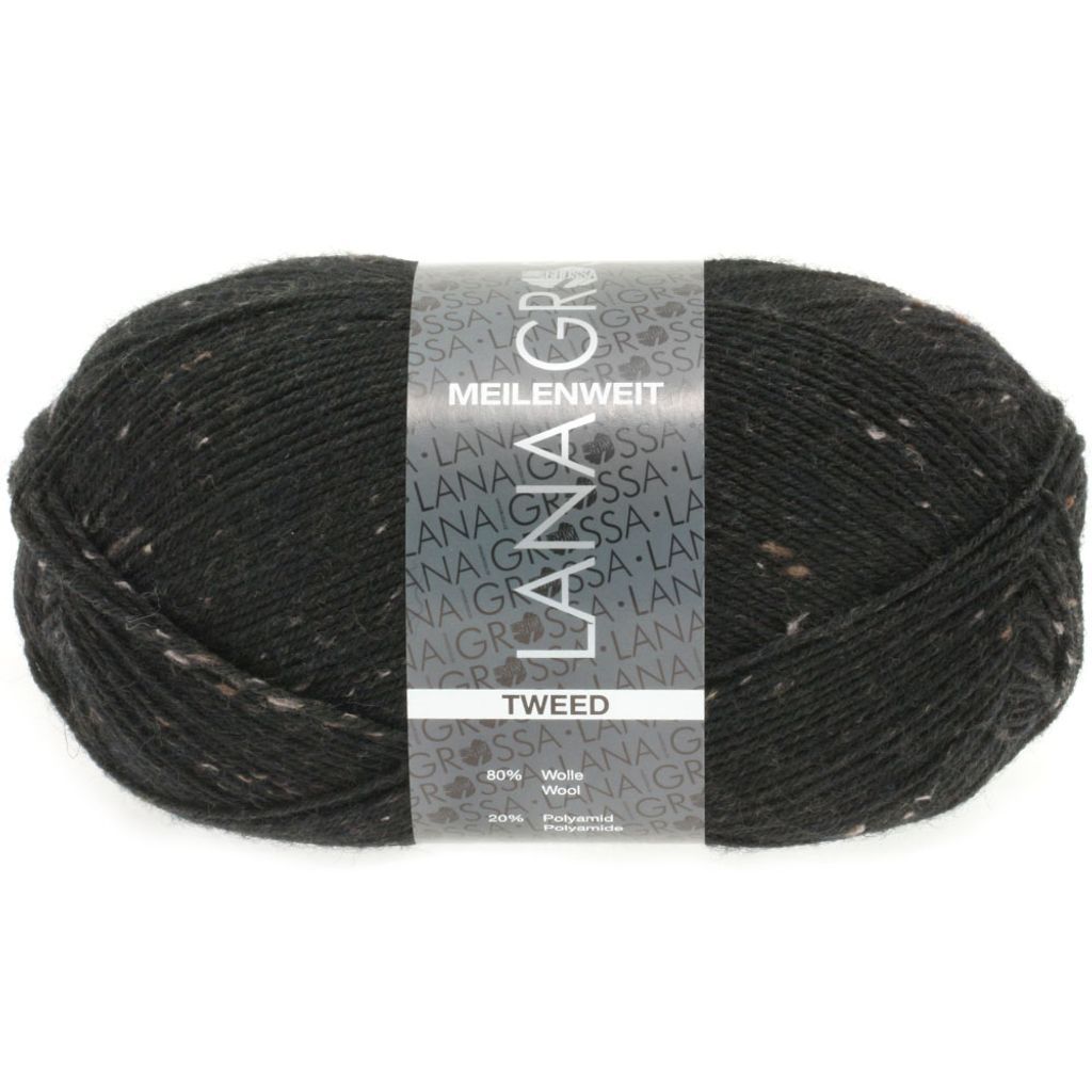 Lana Grossa MEILENWEIT 100 g TWEED 4-fach Sockenwolle mit Produktbild 