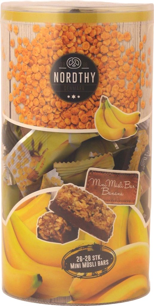 Nordthy Mini Müsli Bar Banane 350g Produktbild 