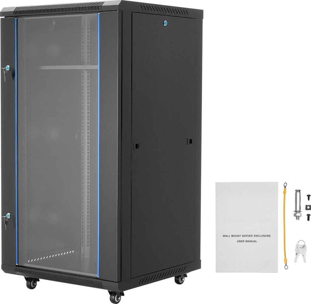 SucceBuy 22U Netzwerkschrank, 600 mm Tiefe, 136 kg Produktbild 