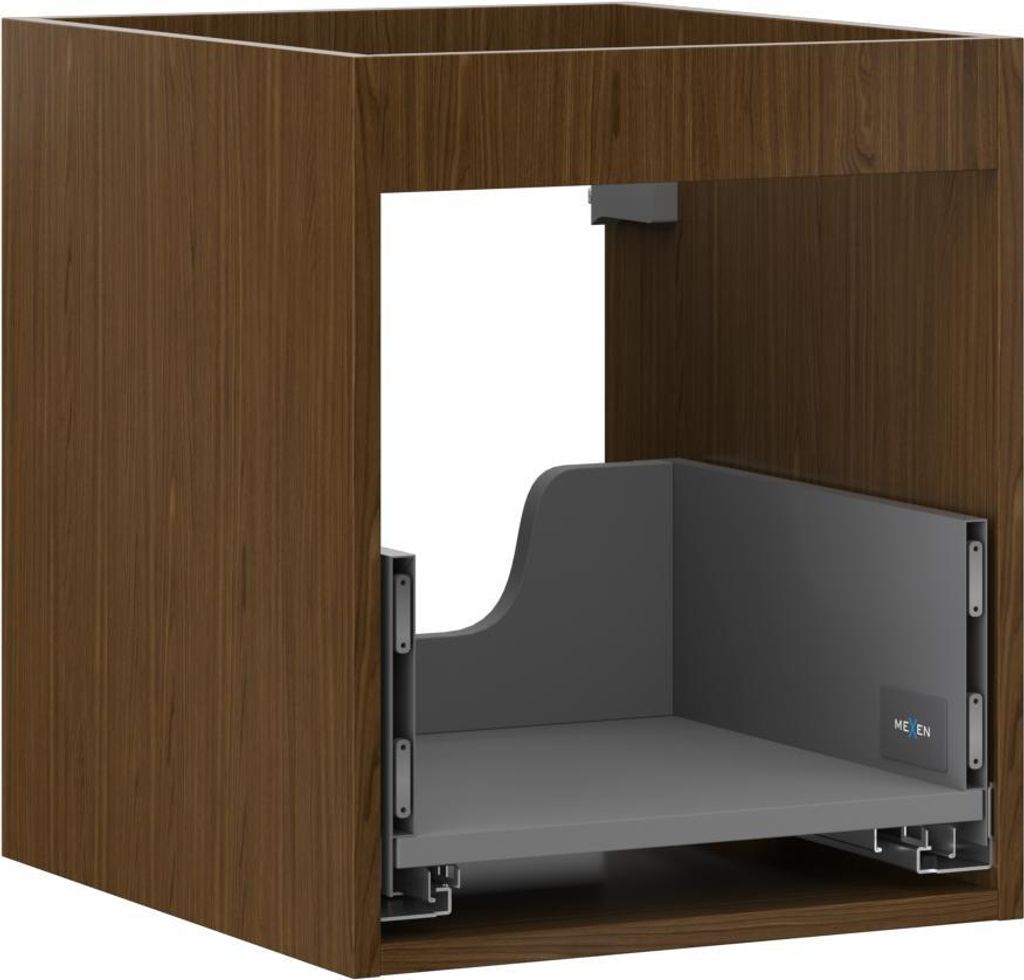 Mexen Box-A Schrankunterbau 40 cm, 1 Schublade, Nuss - 91AX0-0400-470-1-86