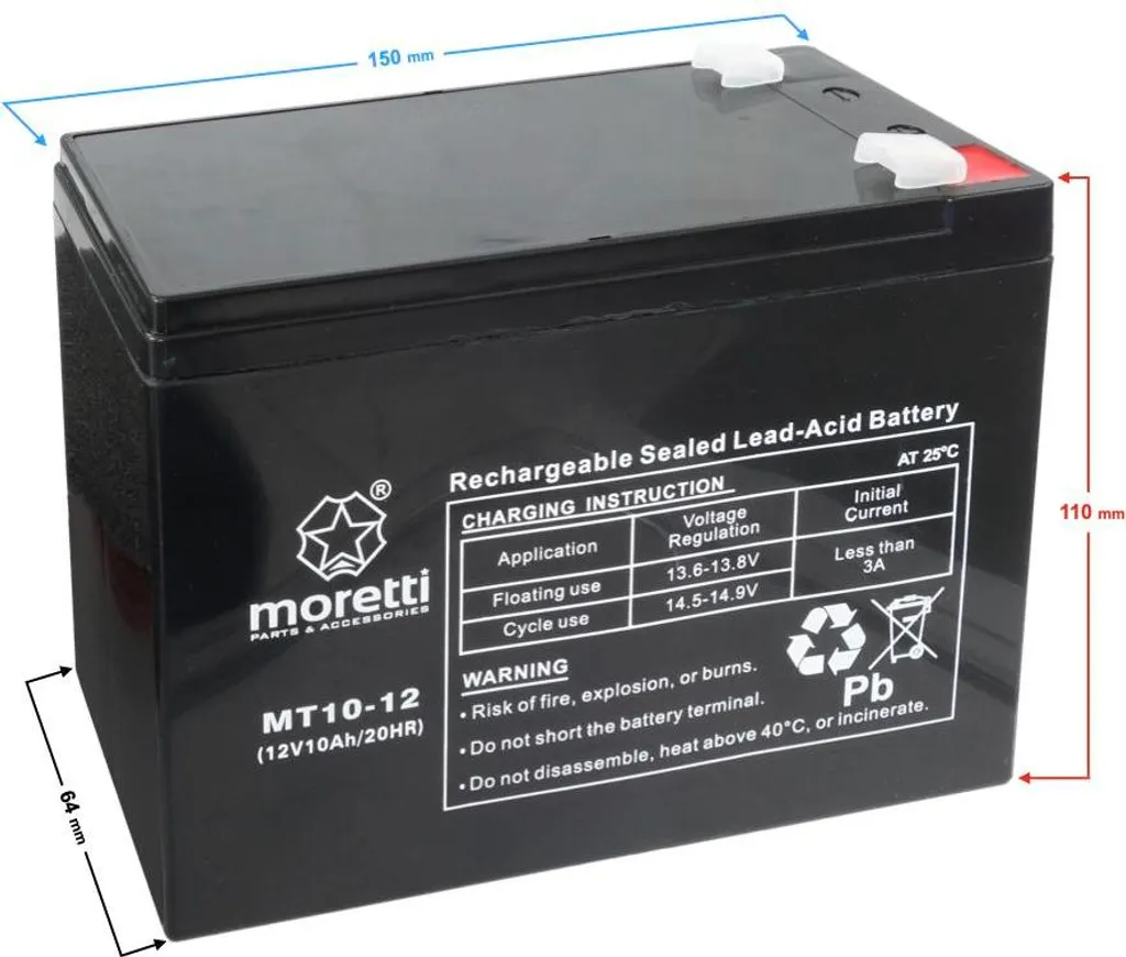 Batterie Moretti MT10-12 : Évitez les Pertes de Données et Pannes d'Alarme