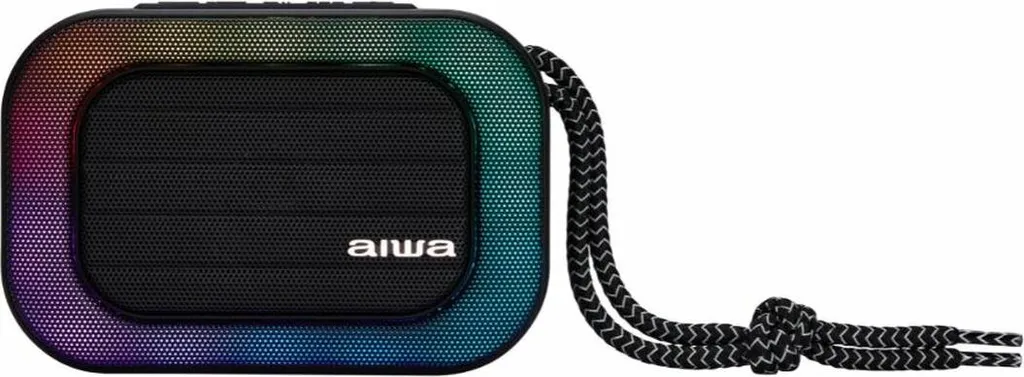 Enceinte Bluetooth portable Aiwa BST130TN noire compacte et sans fil
