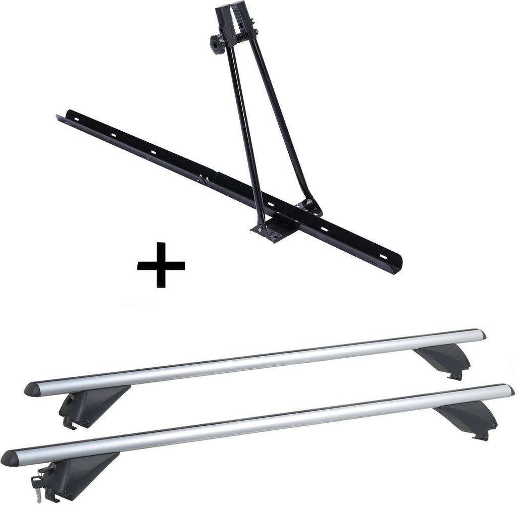 Fahrradträger ORION + Alu Dachträger RB003 kompatibel mit für Mercedes GLC (5Türer) ab 2015