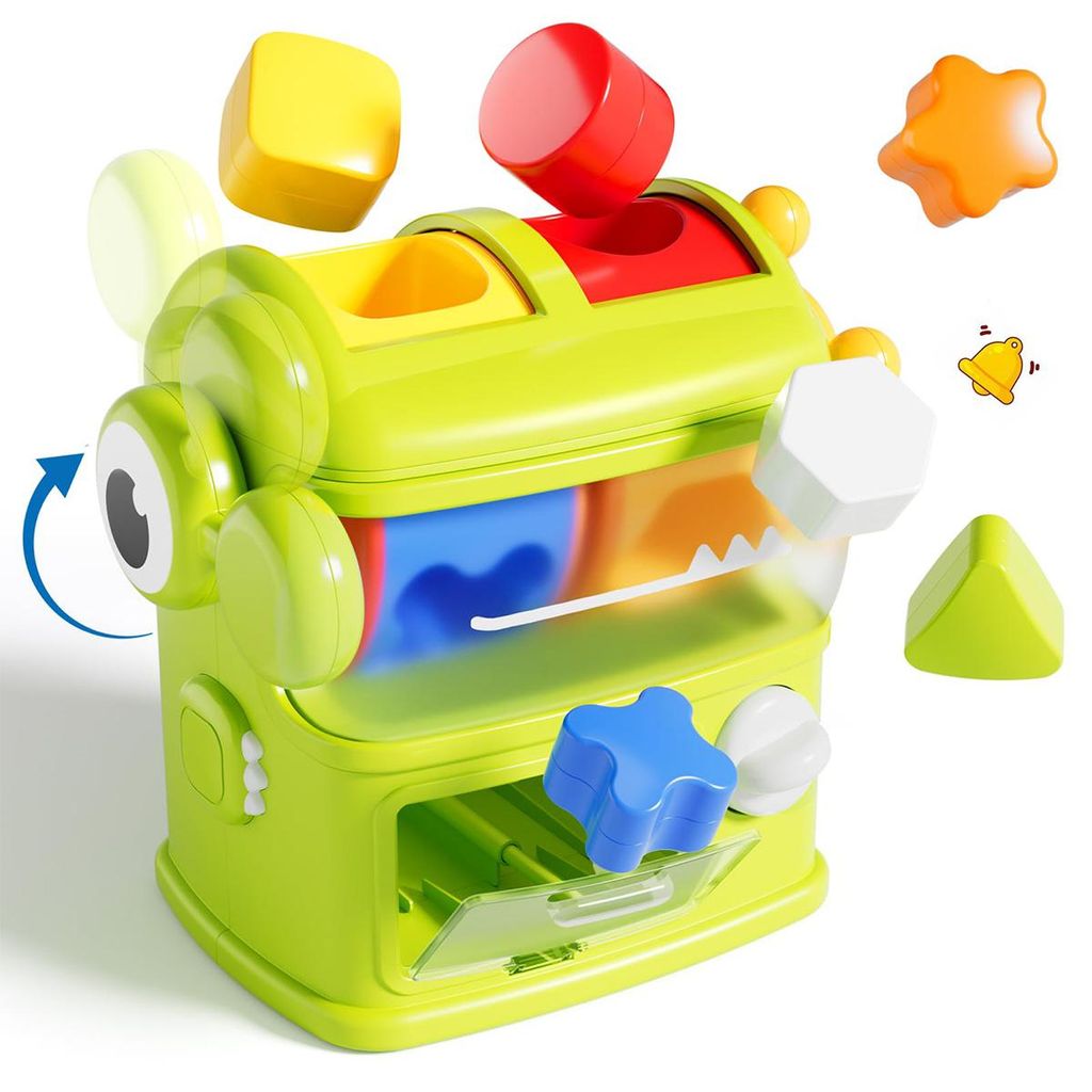 Montessori Formensortierspielzeug, Aktivitätswürfel für Kinder – Geschenkset für Mädchen, ideal als Geburtstagsgeschenk für 1–2-jährige ...