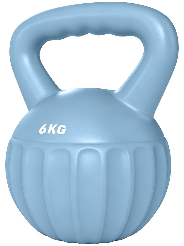 SPORTNOW Kettlebell, 6 kg, gewichtsschijf gevuld met zand, Productafbeelding 
