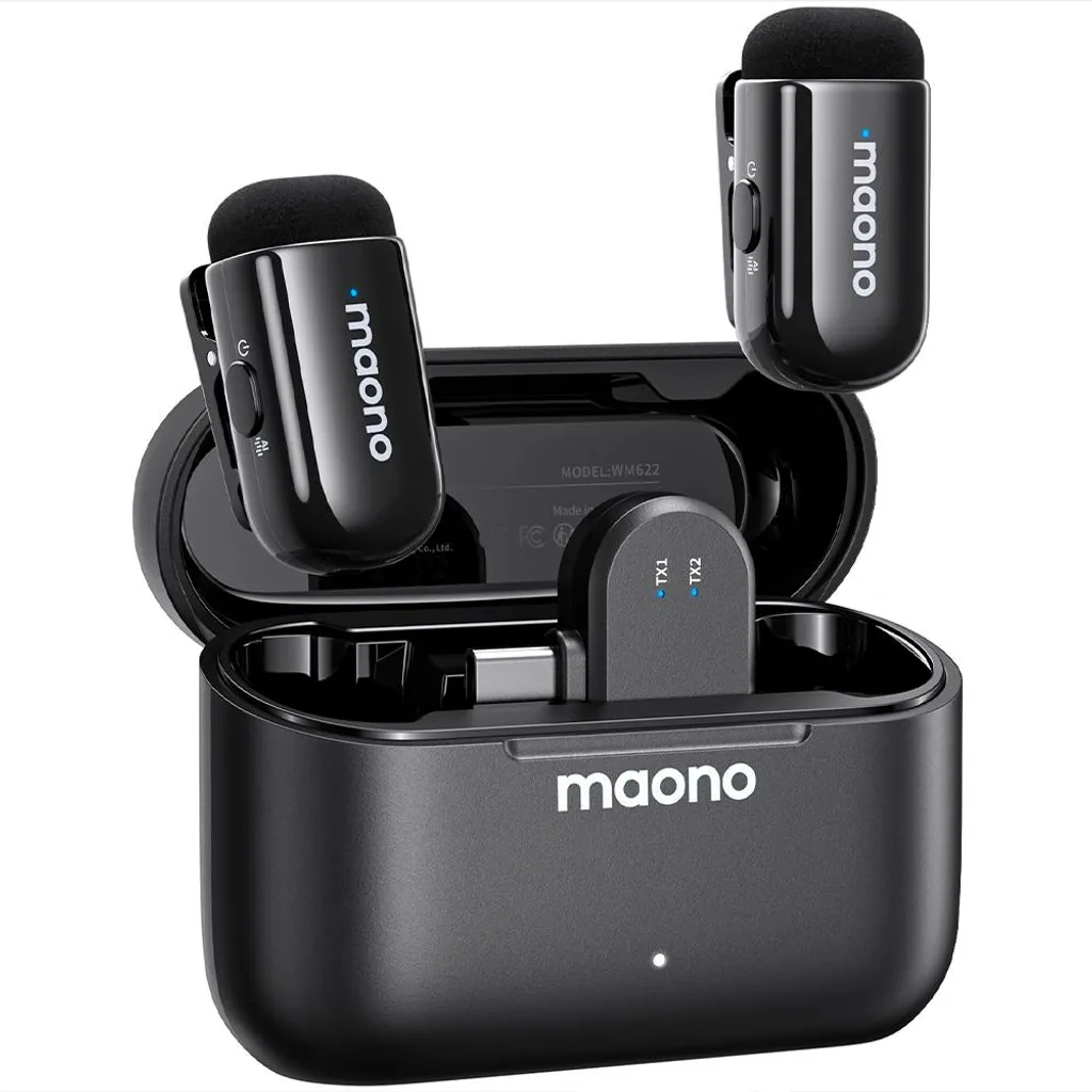 Système de micro sans fil WM622 PC2 pour caméra et smartphone polyvalent