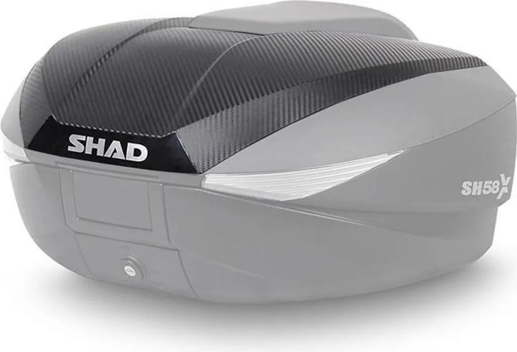 Couvercle de Rechange SHAD SH58X Finition Carbone Top Case Moto
