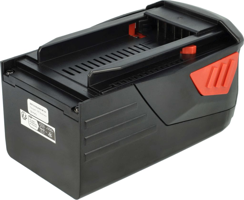 vhbw Akku kompatibel mit Hilti TE6-A36, TE 7A, TE7A, TE 6-A36 AVR, TE 500-A36, WSC 7.25-A36, TE30-A36, CPC 36V Werkzeug (6000 mAh, Li-Ion, 36 V)