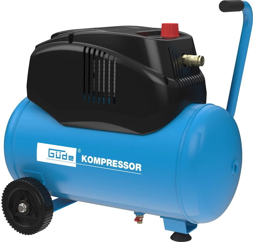 Compresseur Propre Güde 190/8/24 - Air sans Huile pour Travail Net - 6