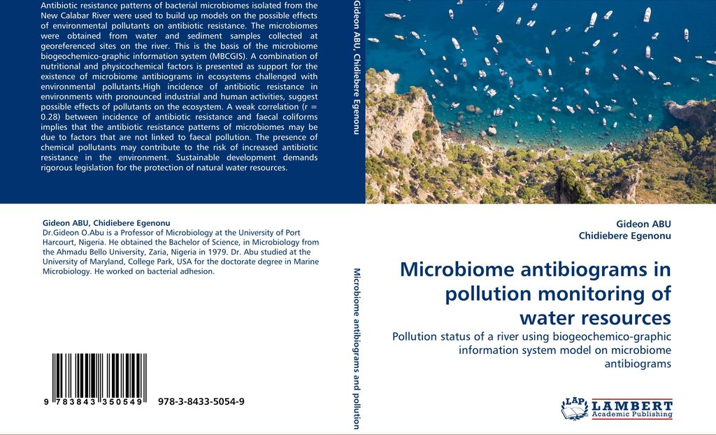Microbiome antibiograms in pollution monitoring of water resources