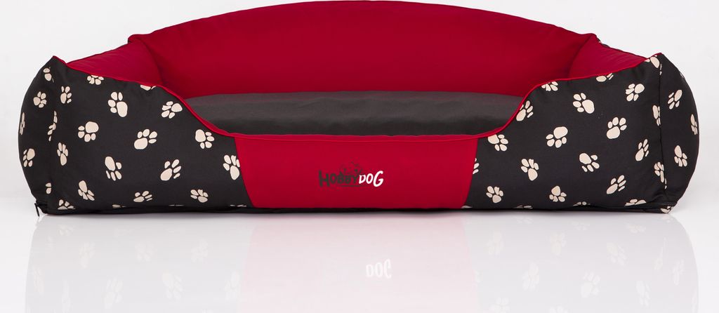 Hundekissen Hundebett Hundekissen Tierbett Katzenbett Hundekorb Schlafplatz - Königliche - 110 x 84 x 30 cm [Größe: XXL] - Rot