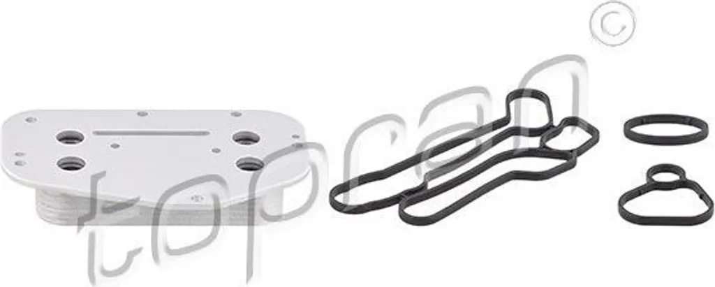 Refroidisseur d'huile TOPRAN 208 824 pour Astra J et Insignia A OE 55355603