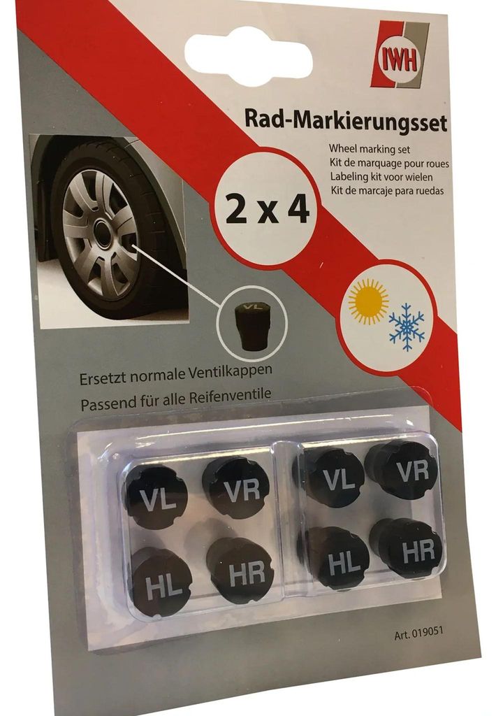 Radmerker-Set 8-teilig