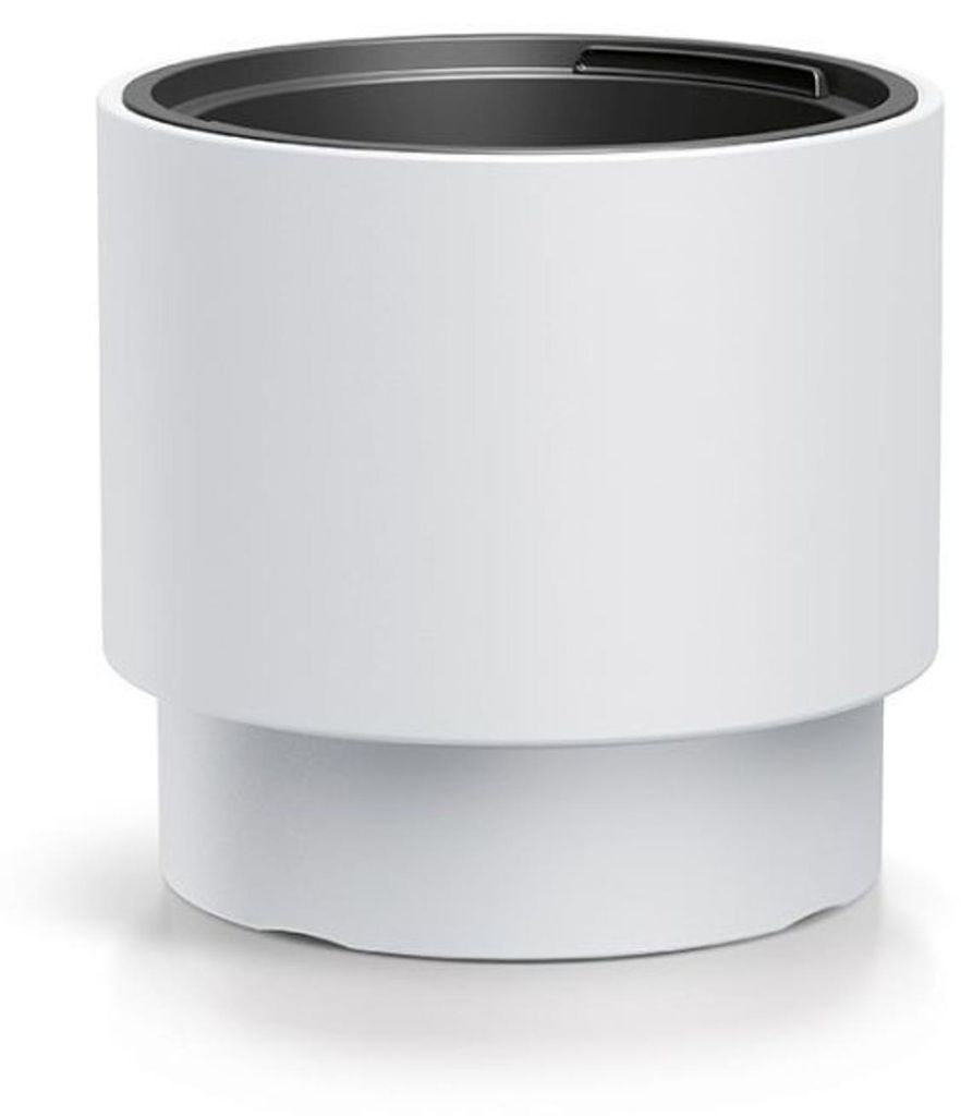 HEOS DBHEN300 Runder Blumentopf mit Einsatz | Weiß Produktbild 