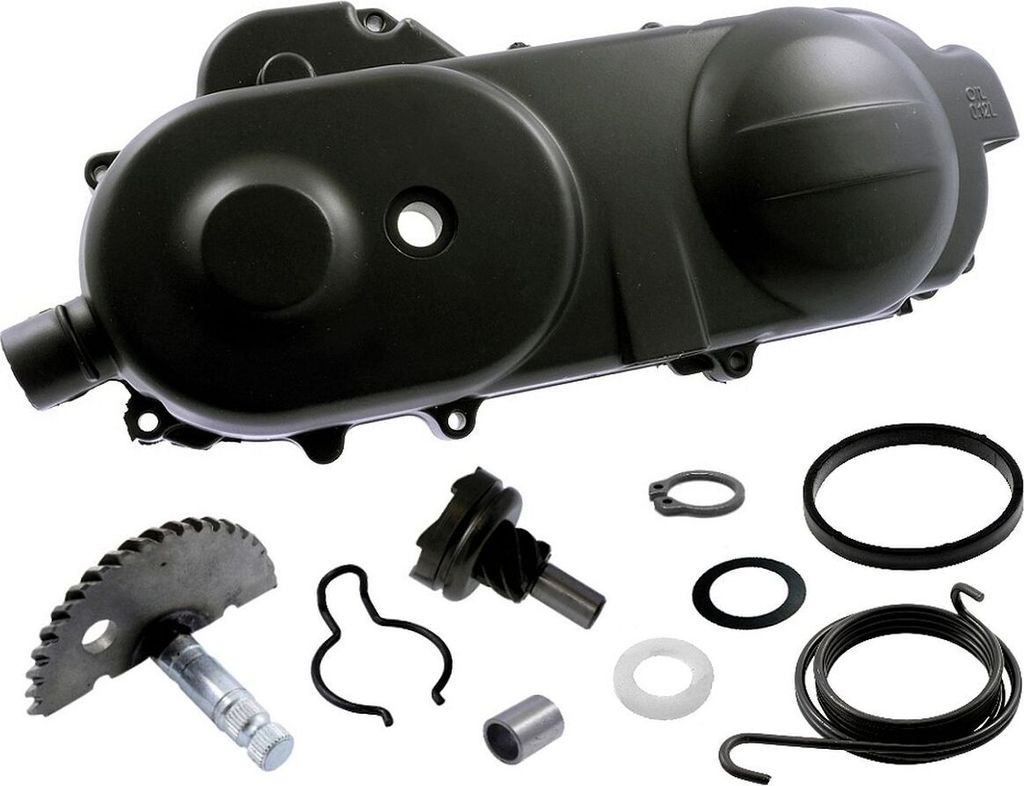 Variodeckel Motordeckel Kickstarterdeckel komplett set 50 GY6 China 4takt 10Zoll