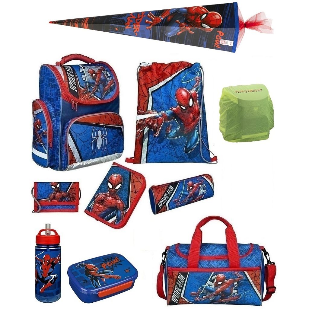 Spiderman Schulranzen Set 10tlg. Undercover Clou Ranzen 1. Produktbild
