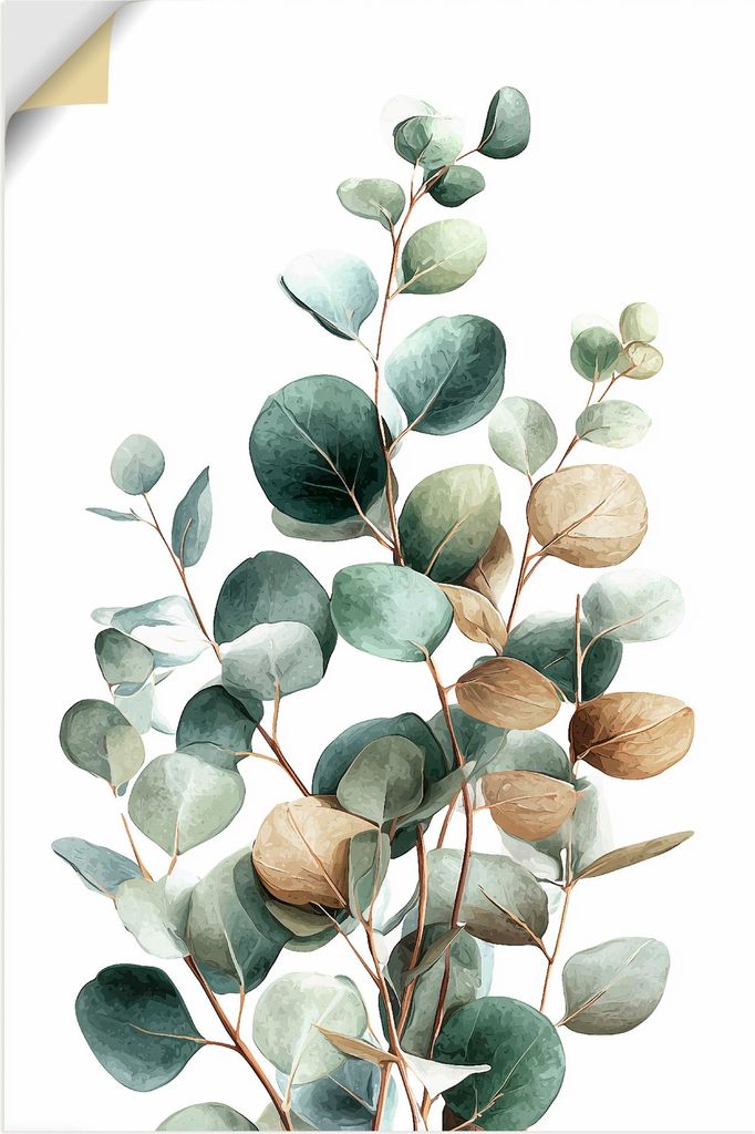 ARTland Wandbild, selbstklebend Eukalyptus Größe: 80x120 cm