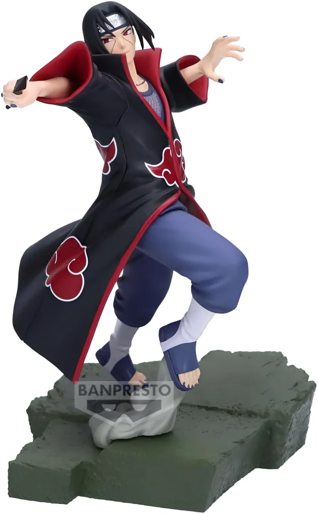 Figurine Itachi Uchiha en Pose de Combat Naruto Shippuden Collection 16cm