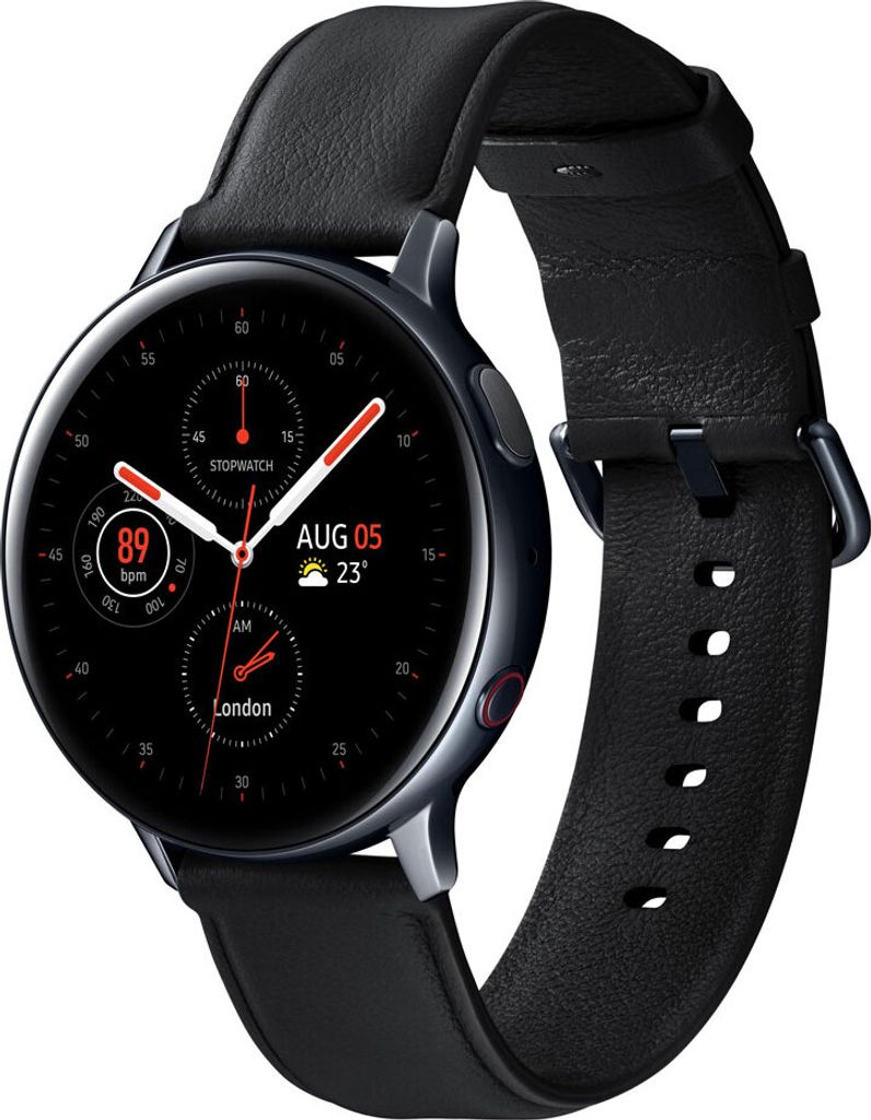 Samsung Galaxy Watch Active2 44mm Stainless Steel Bluetooth Schwarz
