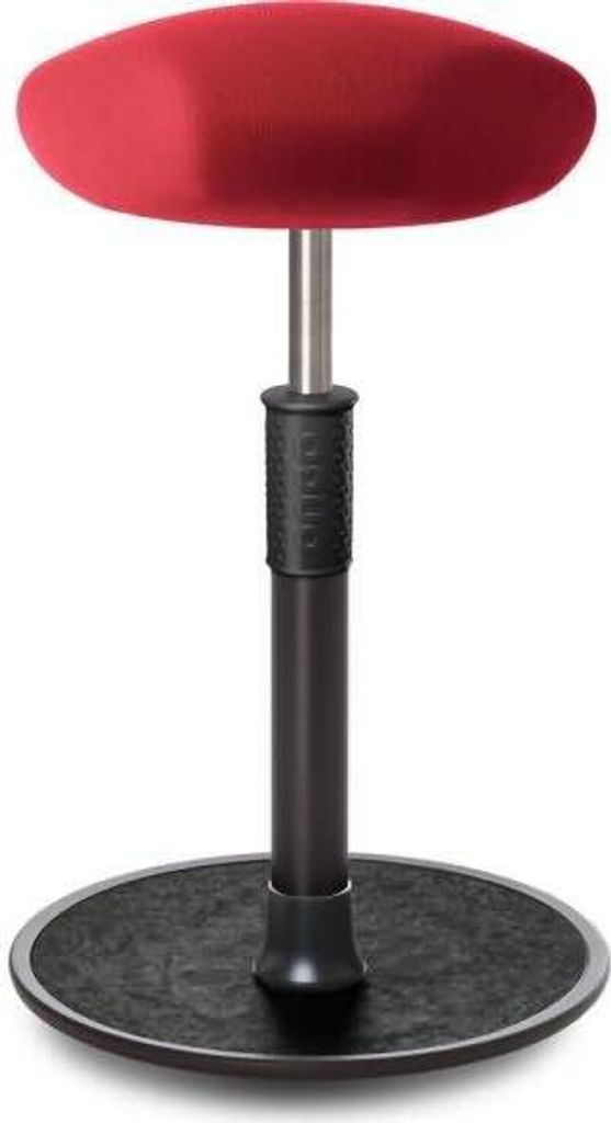 Sitz- Stehhocker Free Tall Triangel Gestrick Rot schwarz Produktbild 