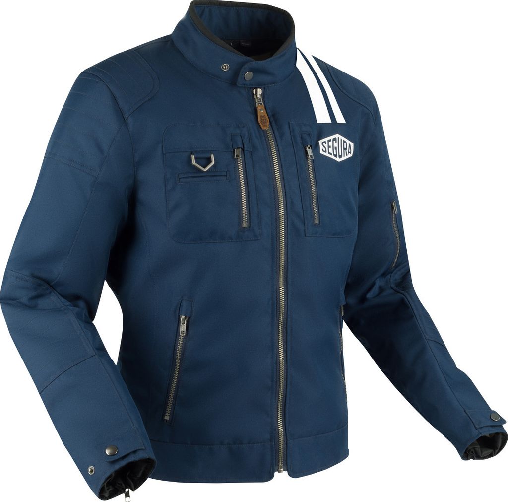 Segura Scorpio Motorrad Textiljacke, dunkelblau/weiß, S Produktbild 