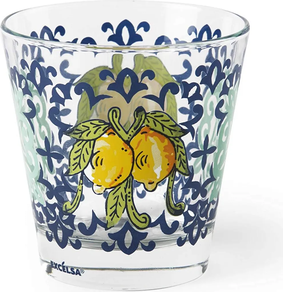 Set 6 Bicchieri Excelsa Amalfi 25cl - Design Colorato per Tavola Moderna