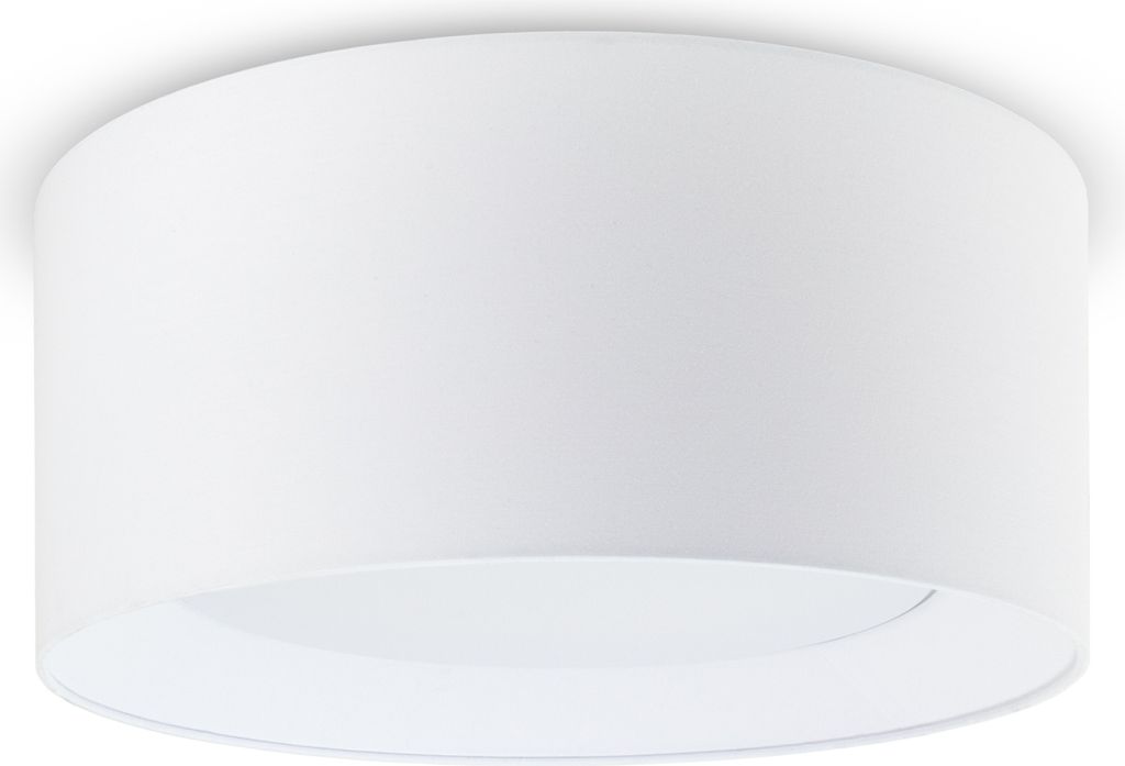 Deckenlampe Esstisch Deko Wohnzimmer Modern Büro Rund Lampenschirm Stoff E27