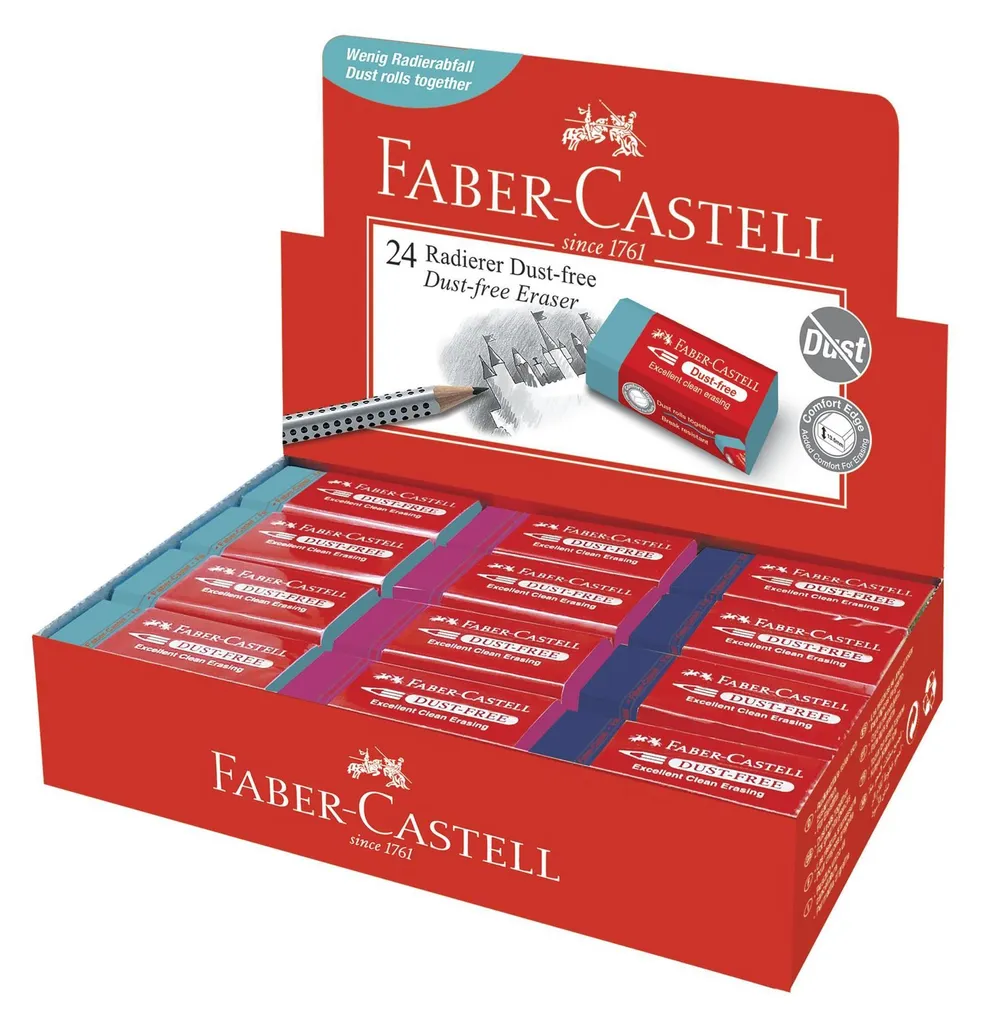 Gomme Faber-Castell Dust-Free Pastel 182719 pour un Effaçage sans Trace