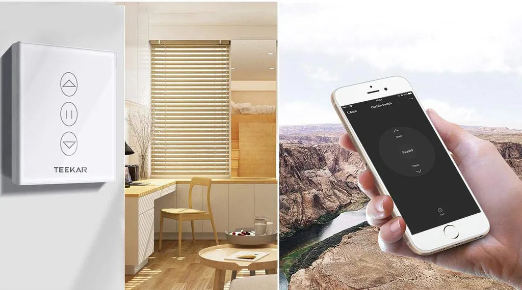 Interrupteur connecté WIFI pour volets roulants électriques lot de 4