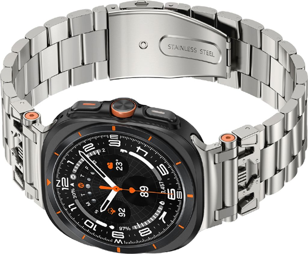 INF Titangraues Metallarmband für Samsung Galaxy Watch 7 Ultra 47mm