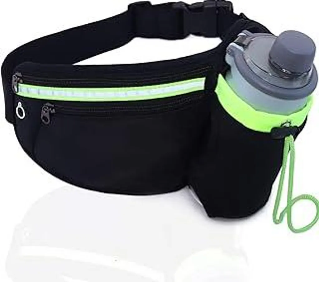 Marsupio Sportivo con Porta Bottiglia | Cintura Viaggio e Tempo Libero