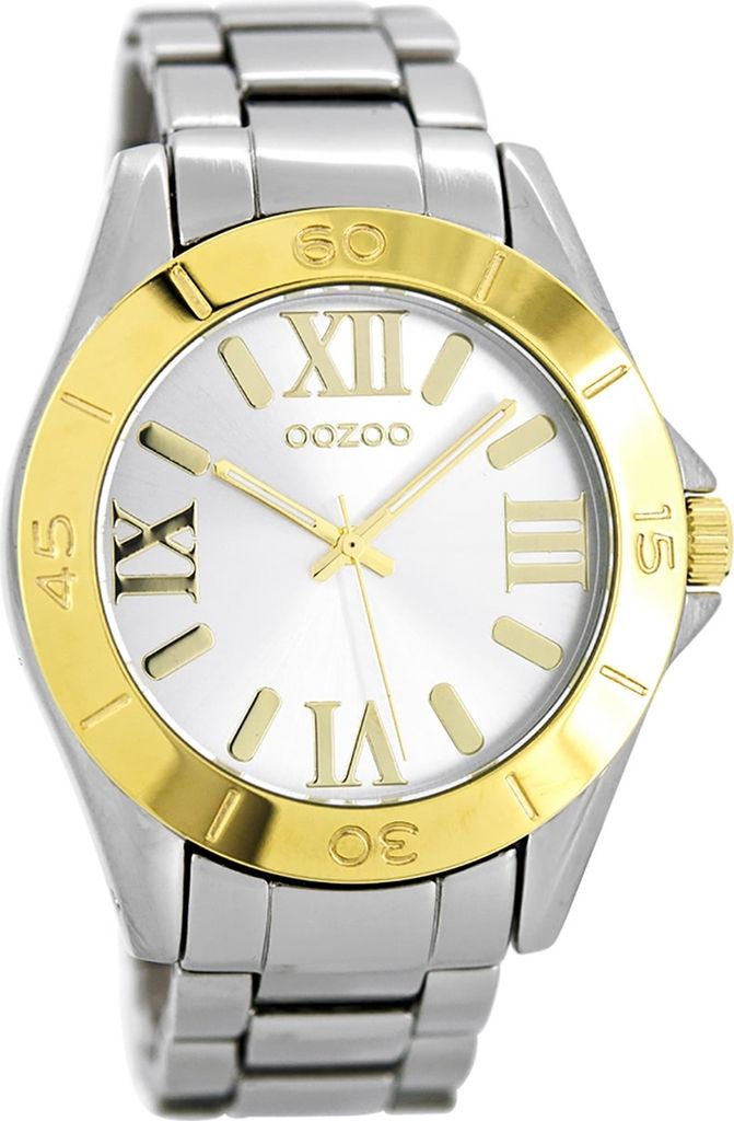 Oozoo Armbanduhr silber Metall Vintage Series Damen-Herren Analog-Quarzuhr UOC5703A